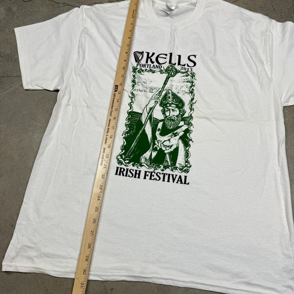 St Patrick's Day Shirt LA FHELLE PADRAIG Kells Portland 2013 Irish Festival XL - Picture 6 of 6